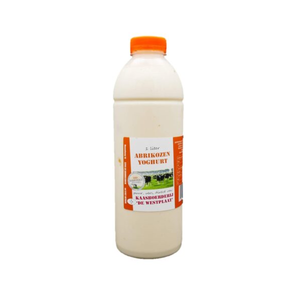 Yoghurt abrikozen 1 liter