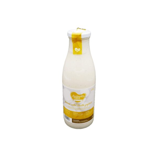 Yoghurt vanille 750 ml ambachtelijk